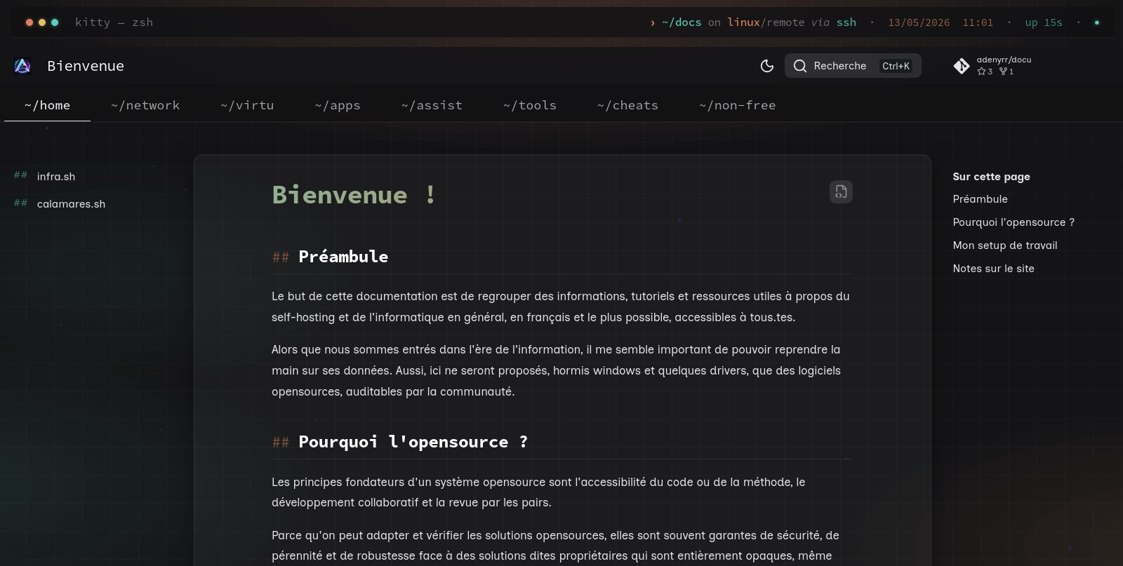 Infra OSS & Documentation